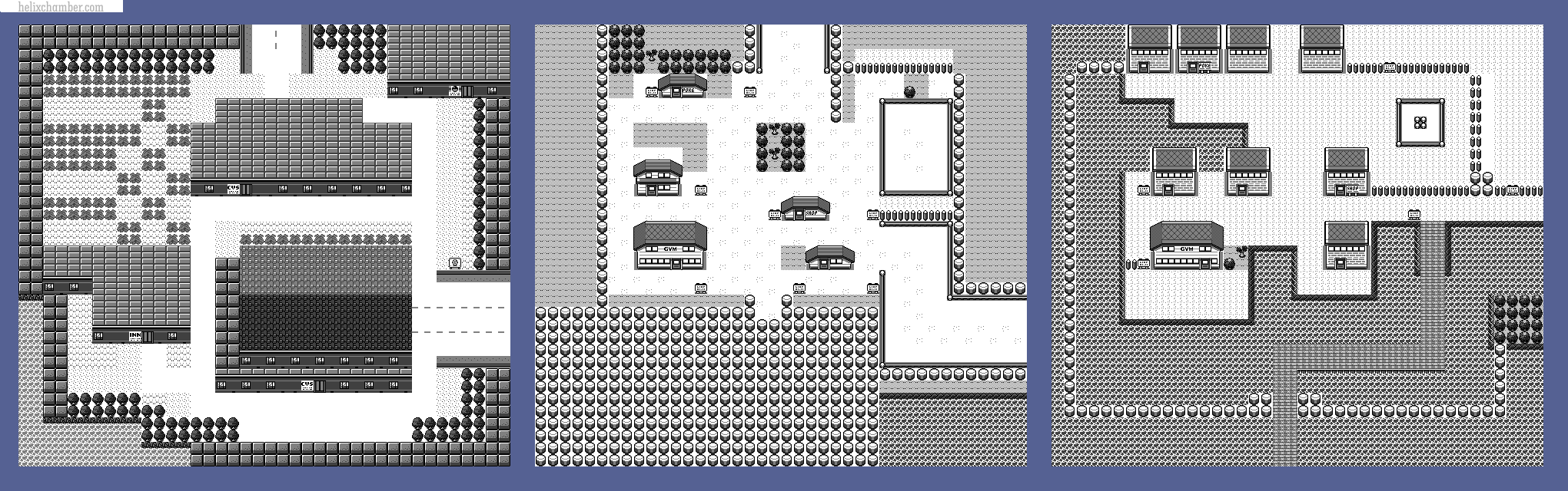 The Spriters Resource - Full Sheet View - Pokémon Red / Blue - Vermillion  City