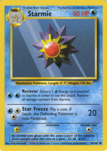 Starmie TCG card